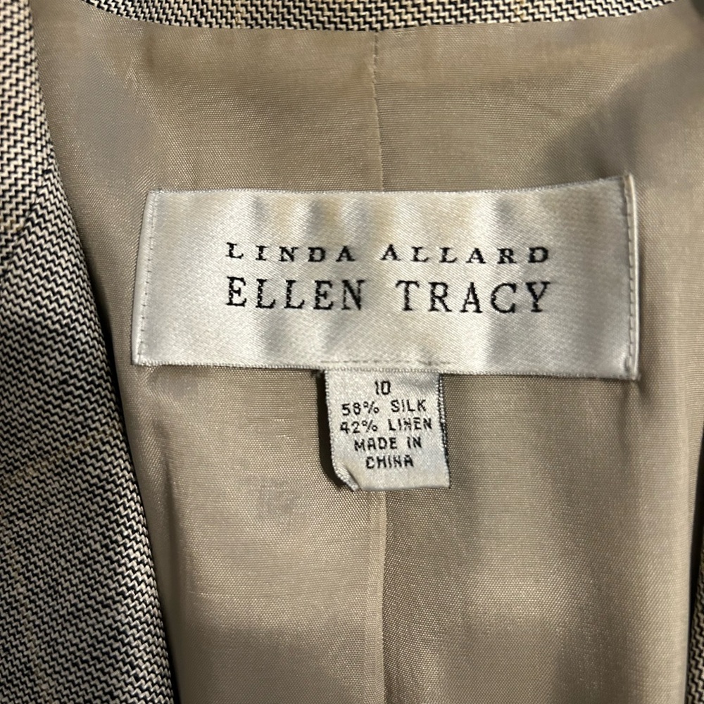 Gorgeous Linda Allard Ellen Tracy Silk Linen size 10 - Picture 4 of 10